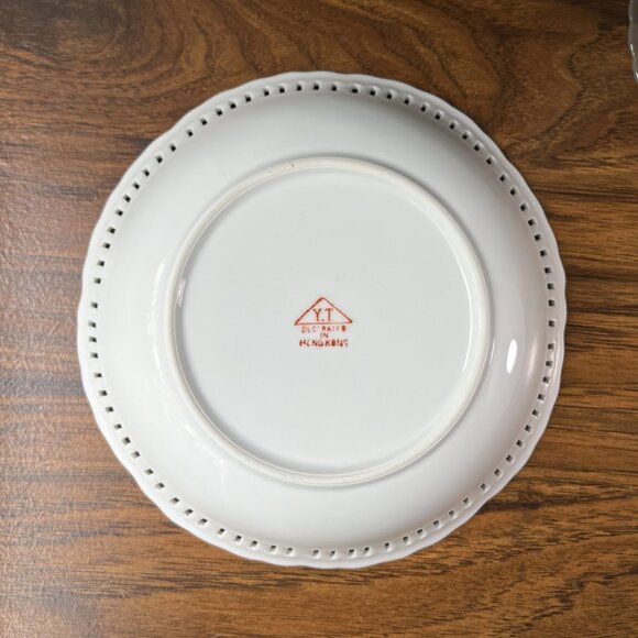 Porcelain Serving Bowl "Lotus Inn" Restaurant Ware by Y.T (Yuet Tung), Hong Kong - Picture 9 of 11